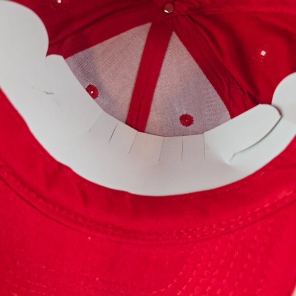 Raising Canes Hat Red Adjustable Chicken Fingers Restaurant Employee Promo Cap - Picture 8 of 9